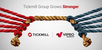 Tickmill Group looks to new horizons by acquiring Vipro Markets, a milestone in its strategy to raise the bar higher and thrive in the ever-demanding forex market. (PRNewsfoto/Tickmill Group)