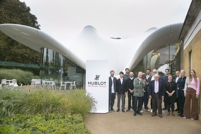 Jury and candidates in front of the Serpentine Gallery (PRNewsfoto/Hublot)