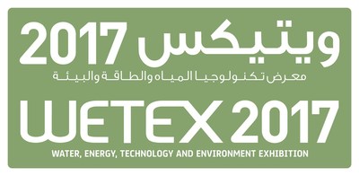 WETEX 2017 logo (PRNewsfoto/Dubai Electricity & Water)