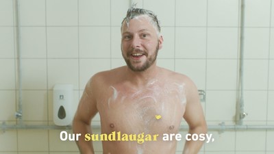 The amusing video shows Icelandic comedian Steindi Jr in a variety of humorous situations (PRNewsfoto/Inspired by Iceland)