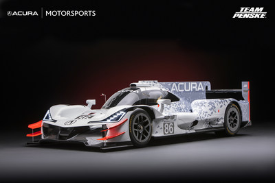 Acura ARX-05 Daytona Prototype Race Car on display at the 2017 SEMA Show