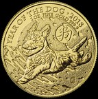 Die Royal Mint lässt ihre Anlagemünzen zum Jahr des Hundes von der Leine