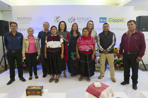 Se unen Coppel y FONART por el desarrollo artesanal en México