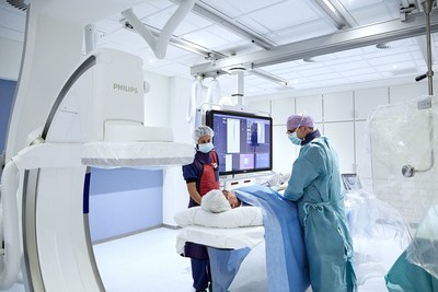 Clinicians’ use of Philips Azurion at St. Antonius Hospital resulted in significant time savings. (PRNewsfoto/Royal Philips)