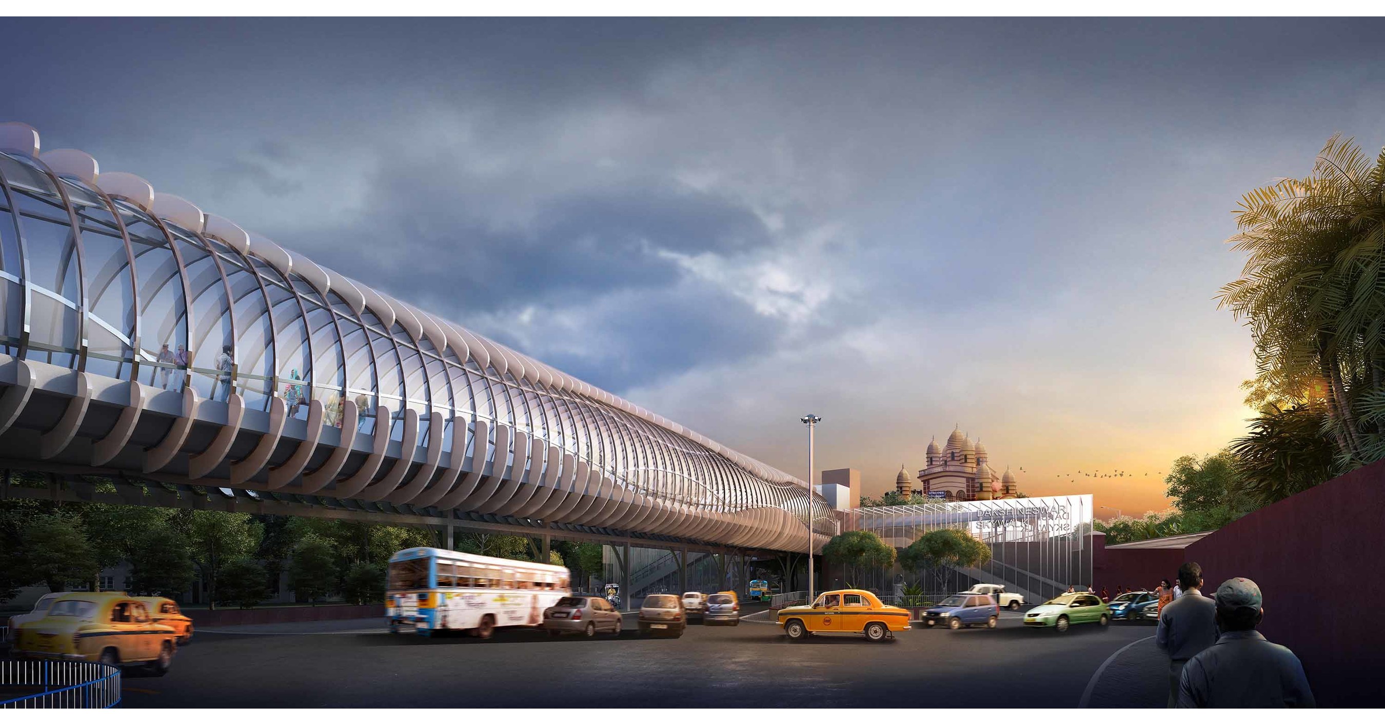 Dakshineswar Skywalk Kolkata Design Forum International Modernizing dakshineswar-skywalk-kolkata-design-forum-international-modernizing