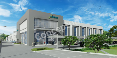 Conceptual rendering of Adient's planned prototyping and testing facility in Pune, India