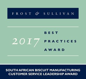 Frost &amp; Sullivan Recognizes Khayelitsha Cookies with the South African Customer Service Leadership Award for Its Success in Ensuring Customer Satisfaction