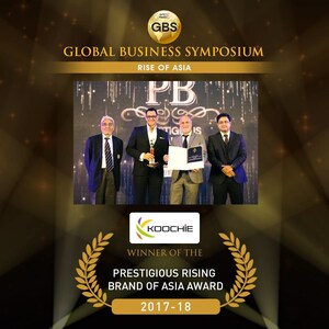 An Indian Brand That Went Global, Koochie Global Awarded the 'Prestigious Rising Brand of Asia 2017-18'