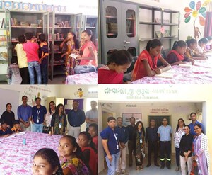 TechnipFMC India સુવા ગામમાં 'આશાનું બીજ' CSR કાર્યક્રમ હેઠળ ગ્રંથાલયનું ઉદ્ઘાટન કરે છે