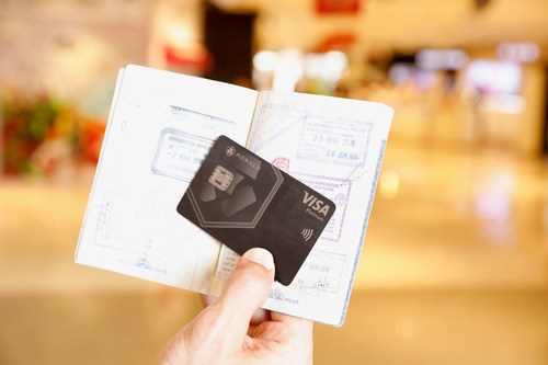 Monaco Introduces LoungeKey Airport Lounge Access to Monaco Visa Platinum Rose Gold, Space Gray, and Obsidian Black Cards (PRNewsfoto/Monaco)