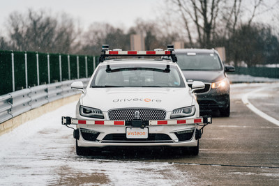 Visteon tests its DriveCore(tm) autonomous driving platform at The American Center for Mobility in Ypsilanti, Michigan.