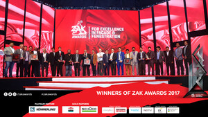 फसाड (Façade) तथा फेनेस्‍ट्रेशन में उत्‍कृष्‍टता के लिये ZAK Awards 2017