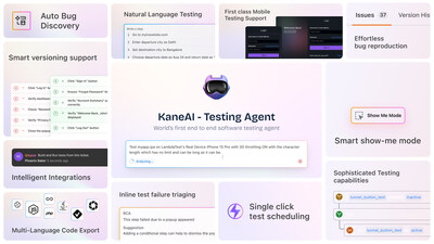 KaneAI is the software testing industry?s first GenAI-powered test studio, designed to transform how teams create, manage, and execute tests.