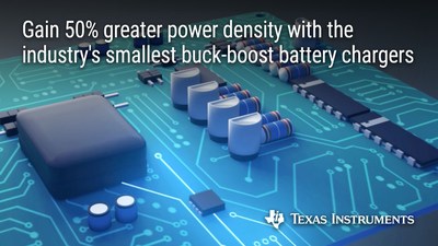 New Buck Boost Battery Chargers Deliver 50 Greater Power Density And Three Times Faster Charging For Usb Type C Usb Pd And Wireless Dual Input Charging News Ti Com