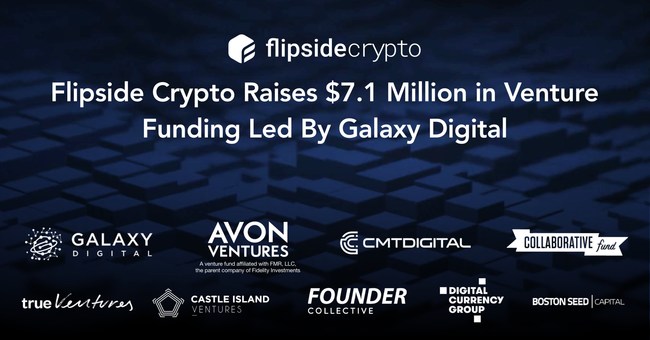 Flipside Crypto Raises $7.1 Million in Venture Funding Led By Galaxy Digital Ventures