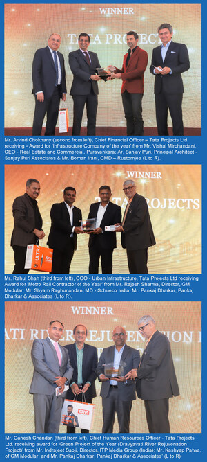 Tata Projects Wins 'Infrastructure Company of the Year' Award at 9th Construction Week India Awards