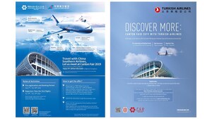 La edición 126 de la Feria de Cantón nomina a China Southern Airlines y Turkish Airlines como socios oficiales