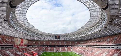 Estadio Luzhniki en Moscú, Rusia (imagen de Mos.ru)