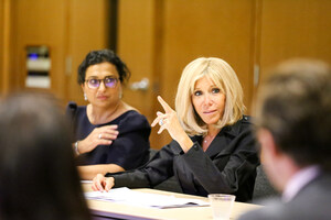 The Windward School Welcomed First Lady of France, Mrs. Brigitte Macron, to its Manhattan Campus