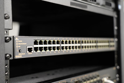EtherWAN's new EX26484 is equipped with 48 PoE ports and 4 10G SFP+ ports.