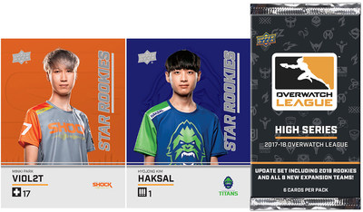 UPPER DECK ANNOUNCES RELEASE OF NEW OVERWATCH - The new product adds content from the league’s expansion teams, including 90 new rookies from across all 20 teams in the leauge. The new release comes just in time for the sold-out Grand Finals event taking place in Philadelphia this weekend. In celebration of Grand Finals and the new product launch, Upper Deck will be offering free sample packs and exclusive Grand Finals-themed digital content to all fans in attendance.
