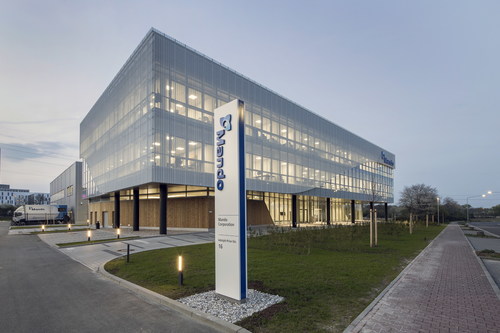 Panorama view of Mando Corporation Europe R&D Center Building