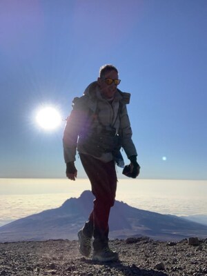 Ultra-endurance athlete summits Mount Kilimanjaro in quest to set world record