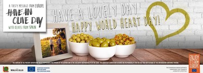 Celebrate World Heart Day with these healthy recipes created by Olives From Spain.