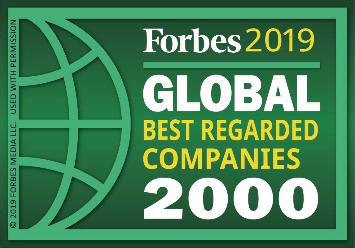 Infosys Ranked Number 3 on 2019 Forbes 'World's Best Regarded Companies
