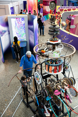 MindWorks, new psychology exhibition at the Ontario Science Centre, brings ideas like decision-making, memory and emotions to life through playful, interactive exhibits. MindWorks runs to April 26, 2020. (CNW Group/Ontario Science Centre)