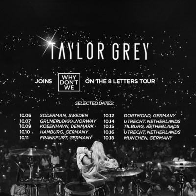 Just Announced: Taylor Grey Will Reunite With Why Don't We in Europe for Select Dates + Premieres Tour Diary Video