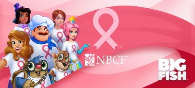 Big Fish Games hopes to rally seven million players across several of its free-to-play titles to “play for a cause” in support of National Breast Cancer Awareness Month Big Fish Games hopes to rally seven million players across several of its free-to-play titles to “play for a cause” in support of National Breast Cancer Awareness Month