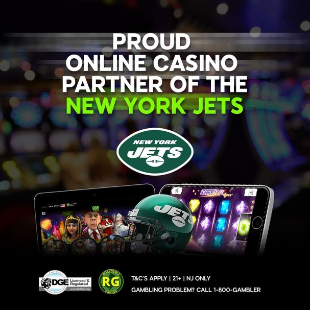 888casino Extends Sponsorship With the New York Jets for the 2019