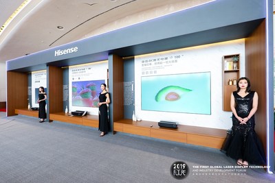Hisense Laser TV Exhibition display