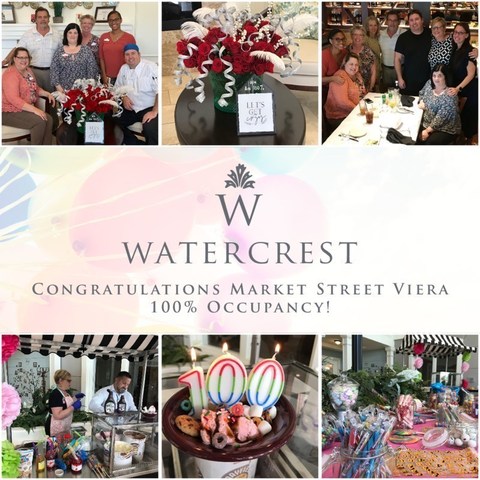 Watercrest Senior Living Group Celebrates 100% Occupancy at Market Street Memory Care Residences in Viera, Fla.