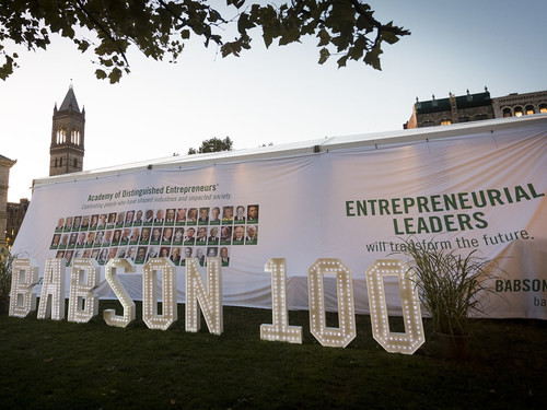 Babson College's Centennial celebrates the power of entrepreneurship