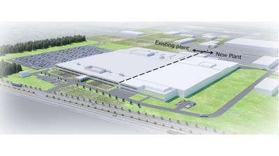 Overall image of DENSO Hokkaido Corporation after plant expansion