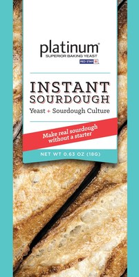 Red Star® has launched Platinum® Instant Sourdough, a unique two-in-one blend of instant yeast with natural dough strengtheners, offering an authentic sourdough flavor without the need for a finicky starter.