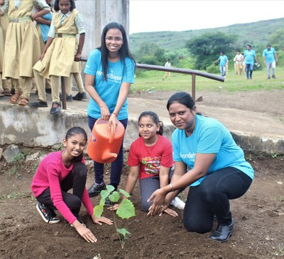 With a goal of putting 400 trees in the ground, planting occurred on Vavala Mountain Gurudatta Trust and Janta Vidyalaya School. There was also an educational piece to help showcase the value of giving back to the ecosystem by keeping the environment clean.