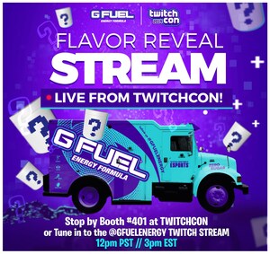 G FUEL Will Reveal its Secret Twitch-Inspired Flavor at TwitchCon San Diego on September 27