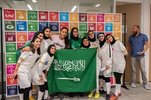 Saudi Greens Team Brings Home Second Place in UN Global Goals World Cup in New York as part of the Saudi Sports for All Federation