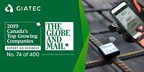 Giatec Named Top Growing Company by The Globe and Mail