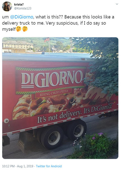 Starting at midnight ET on Oct. 1, pizza fans who tweet the name of their city using hashtag #DeliverDiGiorno could have DIGIORNO delivered in their hometown during the month of October.