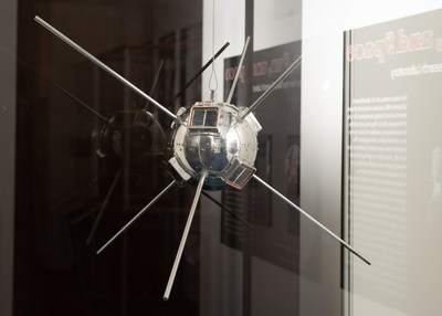 Vanguard I – the first Navy satellite on-orbit and the first solar powered satellite. Vanguard I is the oldest spacecraft still orbiting the Earth. (U.S. Navy photo by Mass Communication Specialist 3rd Class Josiah Pearce; U.S. Naval Academy/Released)