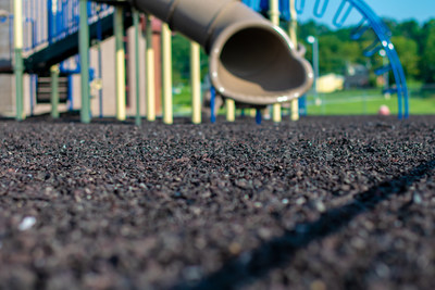 SpectraTurf's Loose Rubber Mulch is a safe and durable option for any outdoor application with play areas or playground equipment. Our Loose Rubber Mulch is softer and more springy than wood chips, and it requires up to 50% less material than engineered wood fiber or wood mulch. SpectraTurf's Loose Rubber Mulch is ideal for schools, public playgrounds, and any outdoor play areas. It is made of 100% recycled materials, conforms to ADA requirements, and is IPEMA Certified.