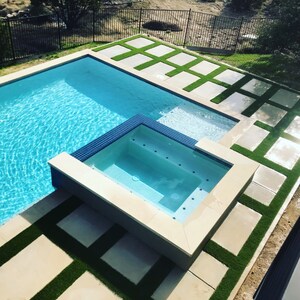 Artificial Grass Installation Enhances Austin Pool Deck