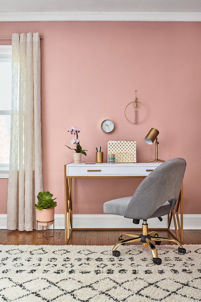 June’s Home Office in Bombay Pink, Nashville, Tenn.