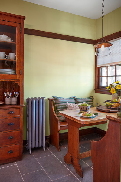 Christopher’s Breakfast Nook in Tempered Sage, Burbank, Calif.