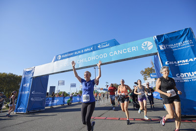 The 2019 Parkway Run & Walk presented by Citadel raised a record-breaking $1.5 million for pediatric cancer research and care at Children's Hospital of Philadelphia.
