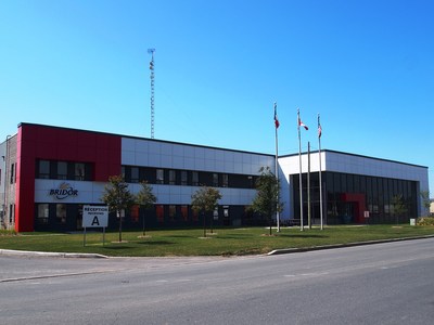 Head Office of Bridor in North America located in Boucherville, Quebec. (CNW Group/Bridor)